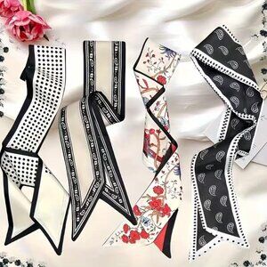 4~PIECE RIBBON SCARF SET